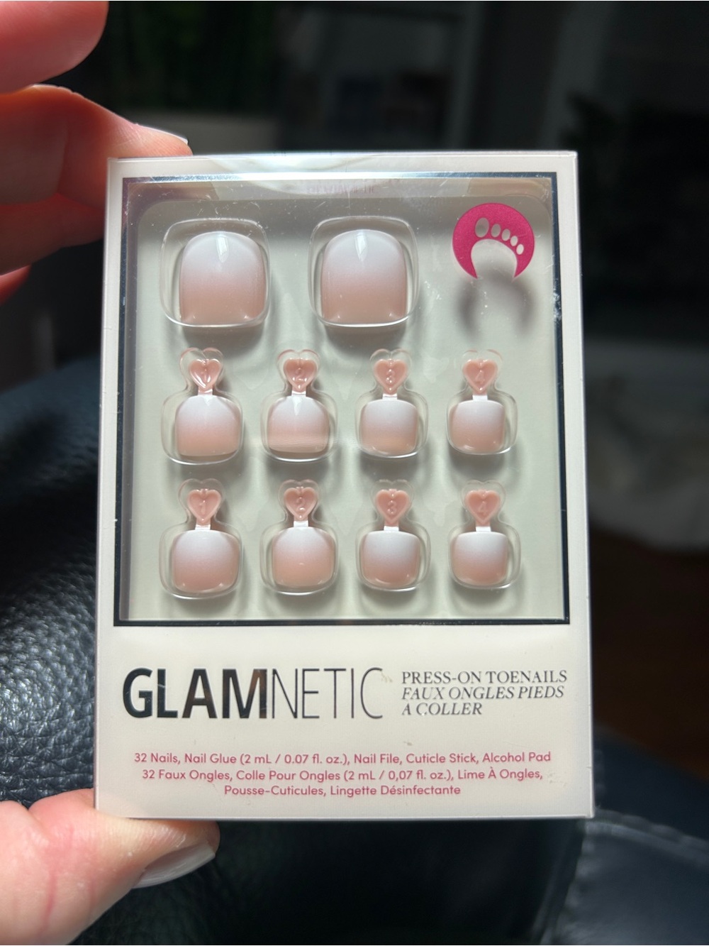 Glamnetic Creamer Pedicure NIB